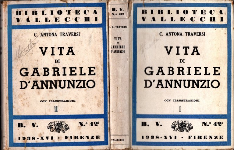 Vita di Gabriele D'Annunzio. Vol. I-II.