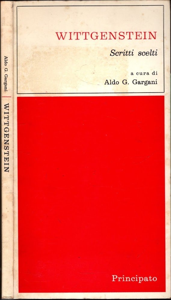 WITTGENSTEIN SCRITTI SCELTI
