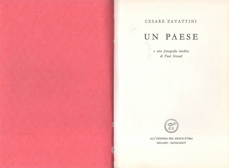 Zavattini Cesare - Toni Ligabue / Un Paese
