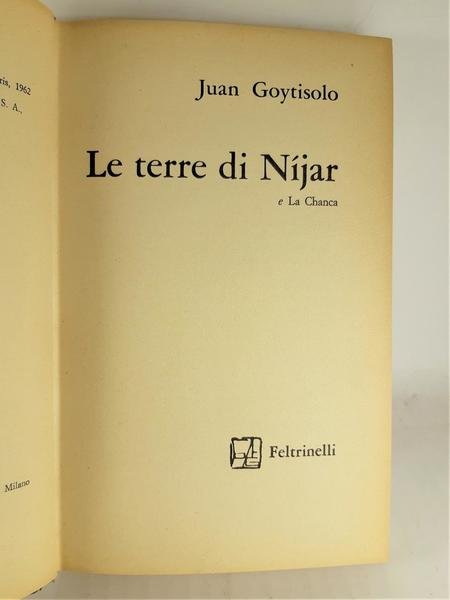 Juan Goytisolo Le terre di Nijar Feltrinelli 1∞ edizione 1965