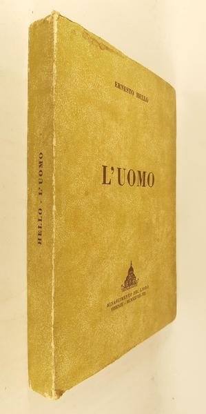 Ernesto Hello Uomo Rinascimento del libro 1938