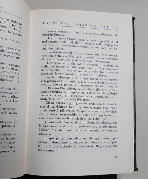 Scritti e discorsi di Benito Mussolini Hoepli 1934 12 volumi