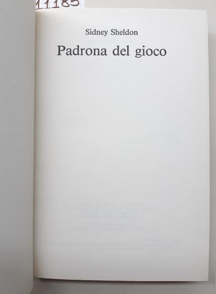 Sidney Sheldon Padrona del gioco Sperling & Kupfer 1983