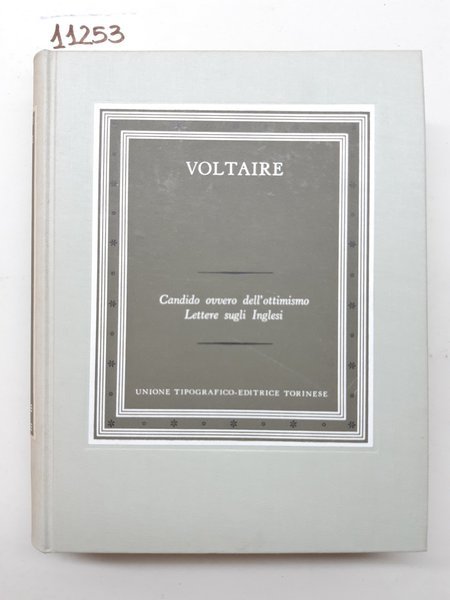 Arouet de Voltaire Candido ovvero dell'ottimismo lettere sugli inglesi ed …