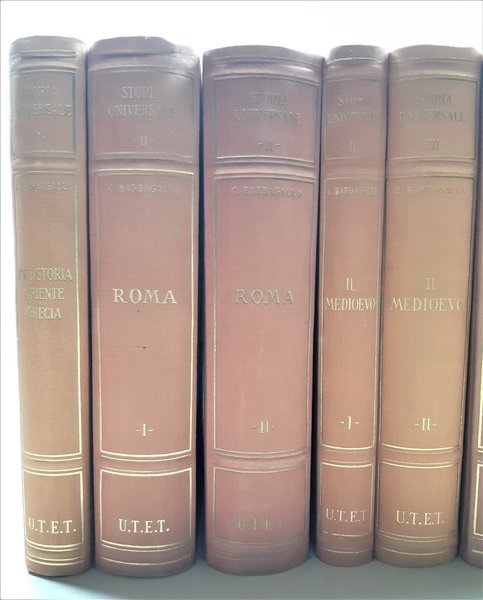 Corrado Barbagallo Storia universale 10 volumi UTET 1955