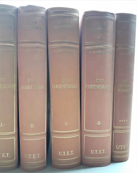 Corrado Barbagallo Storia universale 10 volumi UTET 1955