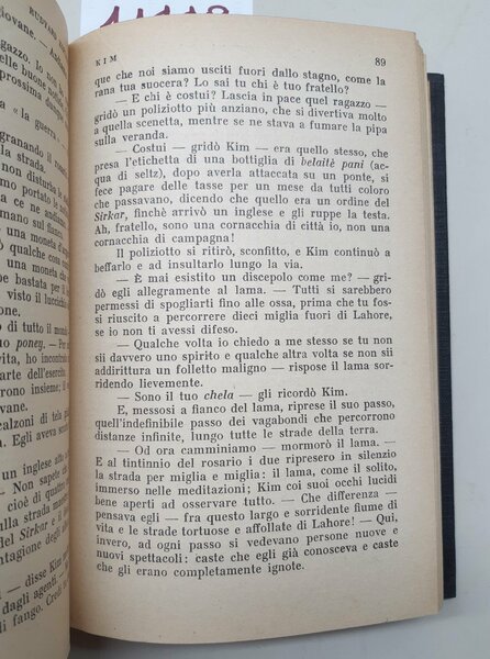 Rudyard Kipling Kim Monanni 1929