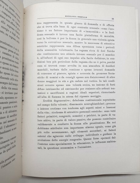 Giuseppe Mariani La questione sessuale Istituto editoriale scientifico 1926