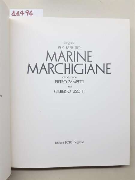 Merisio Lisotti Zampetti Marine marchigiane Bolis 1978