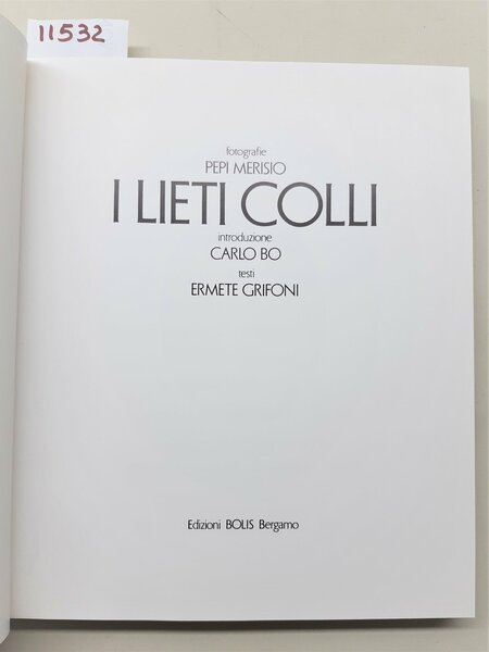 Merisio Bo Grifoni Lieti Colli Bolis 1981