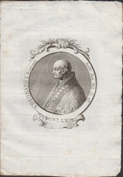 Papa S. Deodato I Romano Pont. LXIX