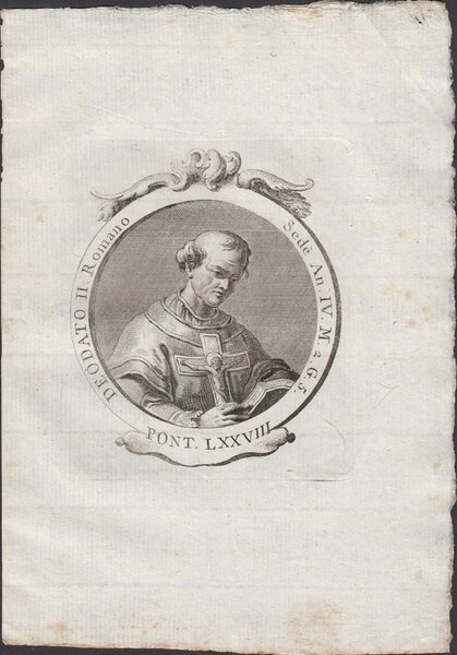 Papa S. Deodato II Romano Pont. LXXVIII
