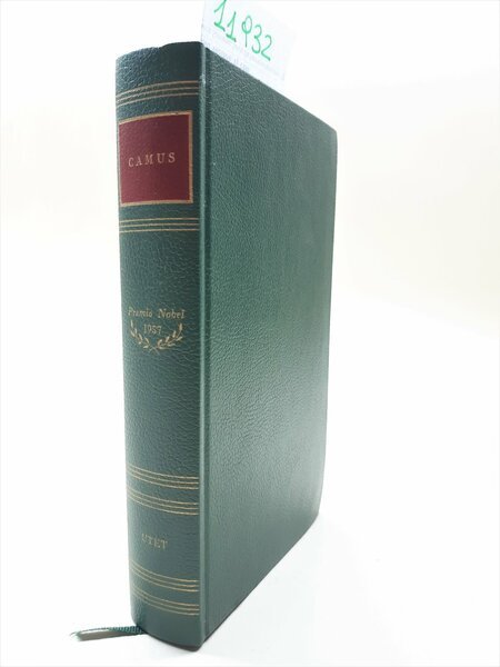 Albert Camus Nobel 1957 UTET 1965