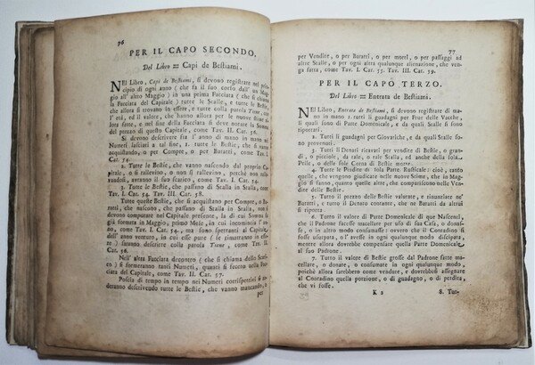 Settecentina Il mercante di Bestie Buine Illuminato Bologna 1765 Due …