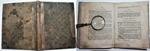 Settecentina Il mercante di Bestie Buine Illuminato Bologna 1765 Due …