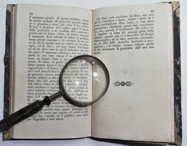 Colera-Medicina-Salassi-Memoria sul metodo curativo del Colera Morbus 1835