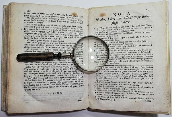 Settecentina Trattenimenti curiosi dilettevoli per li giovani, zittelle 1767