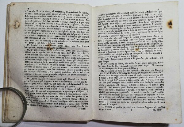 Settecentina Trattenimenti curiosi dilettevoli per li giovani, zittelle 1767