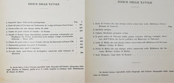 Monografia storica dei porti dell'antichit‡ Italia e isole due volumi …