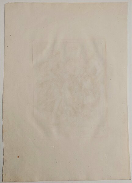 Stampa antica Raffaello pittore Pietro da Cortona dis. Mulinari incisore …