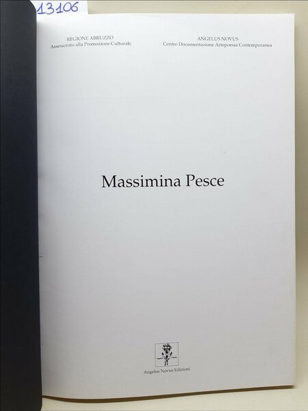 Massimina Pesce Angelus Novus 1998