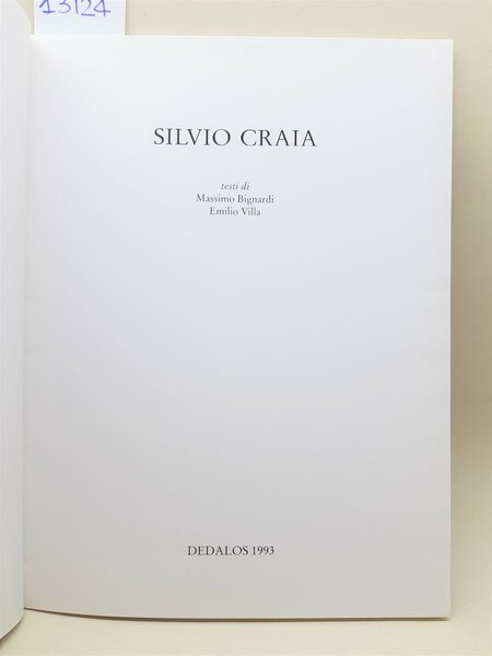 Futurismo Massimo Bignardi Emilio Villa Silvio Craia Dedalos 1993