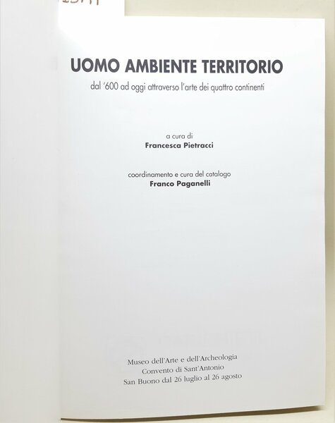 Francesca Pietracci Uomo ambiente territorio dal Seicento ad oggi attraverso …