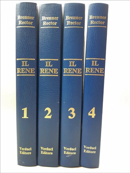 Brenner Rector Il rene Verduci 1∞ edizione 1992 4 volumi