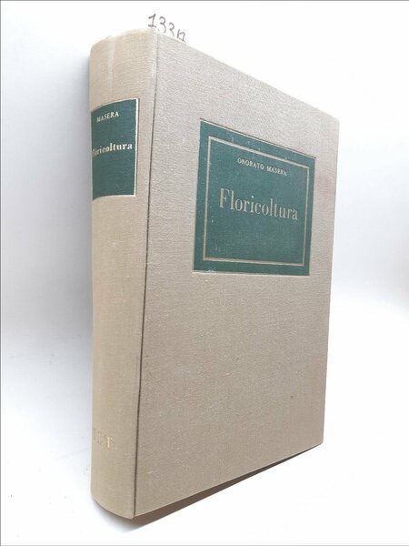 Onorato Masera Floricultura UTET 1959 3∞ edizione