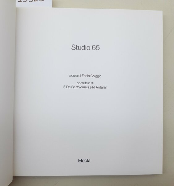 Arte arredamento Ennio Chiggio Studio 65 Electa 1986