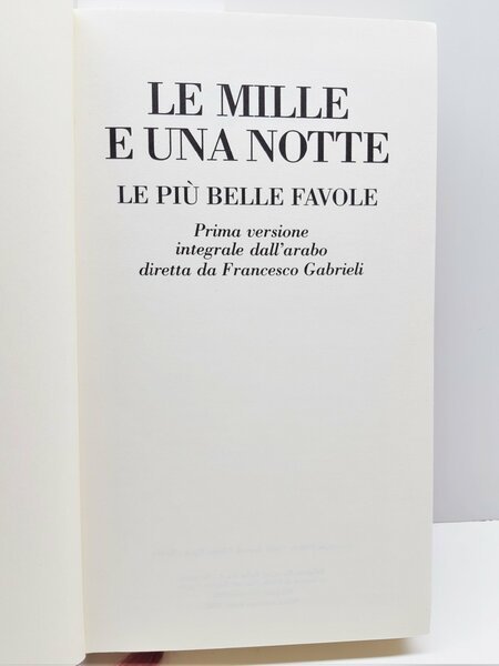 Le mille e una notte le pi˘ belle favole biblioteca …