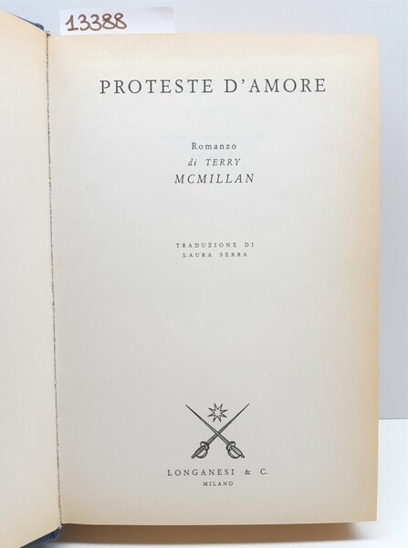 Terry Mc Millan Proteste d'amore romanzo Longanesi 1994