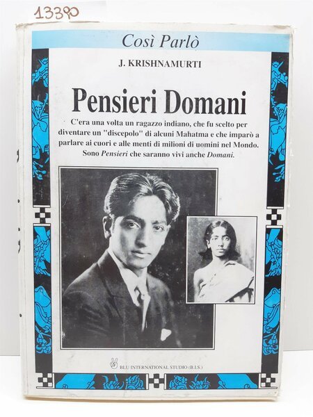 Roberto Romiti Krishnamurti Prima CosÏ ParlÚ J Krishnamurti Blu International …