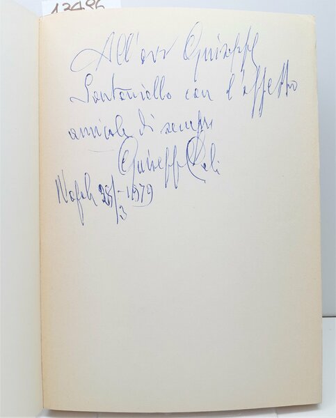 Giuseppe CalÏ E ancora Athena 1979 autografato