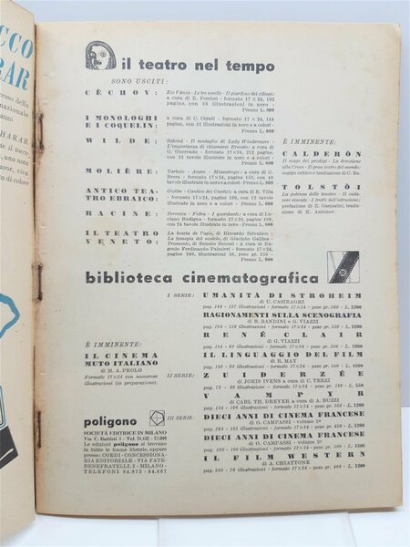 Rivista teatro Il Dramma numero 98 1∞ dicembre 1949