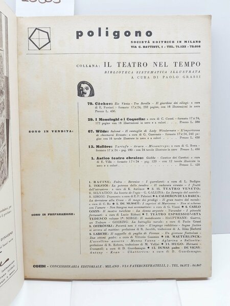 Rivista teatro Il Dramma numero 38 1∞ giugno 1947