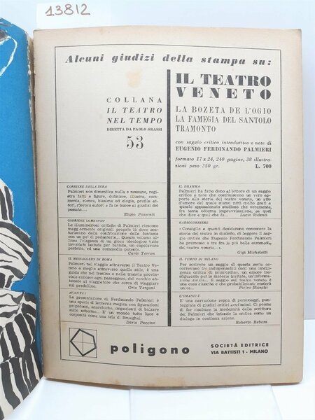 Rivista teatro Il Dramma numero 75-76 1∞ gennaio 1949