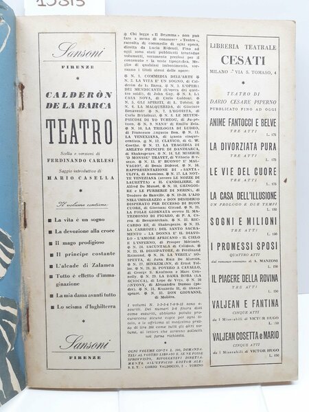 Rivista teatro Il Dramma numero 79 15 febbraio 1949