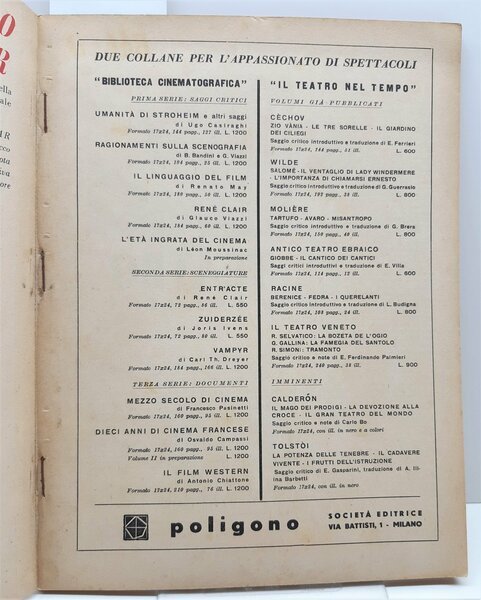 Rivista teatro Il Dramma numero 90 1∞ agosto 1949