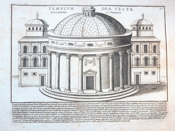 Roma tempio di Vesta nel Foro