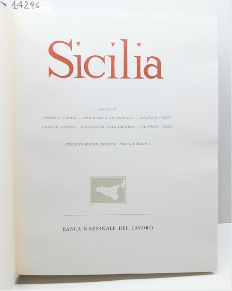 Sicilia Banca Nazionale del Lavoro 1971 presentazione Ugo La Malfa
