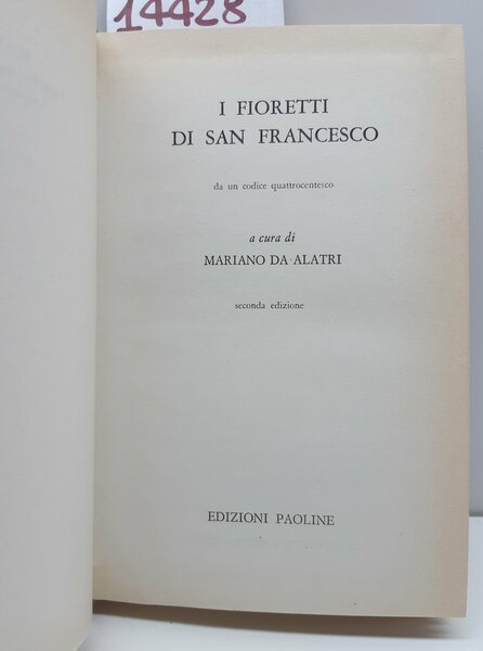 I Fioretti di San Francesco 1962 Paoline