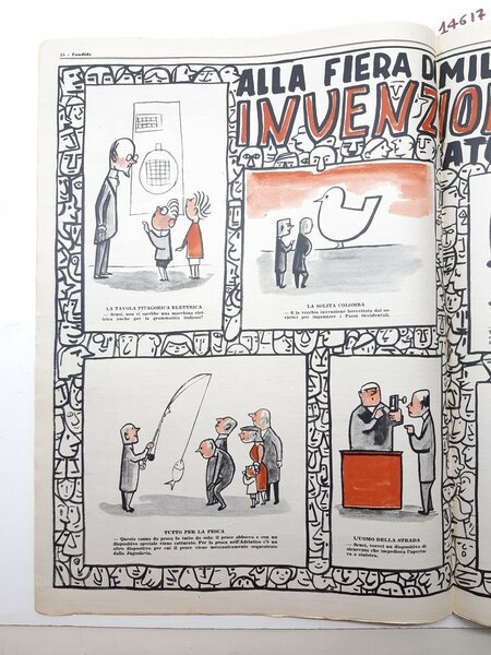 Guareschi Satira politica Candido settimanale del sabato n. 18 1956