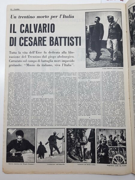 Guareschi Satira politica Candido settimanale del sabato n. 23 1955
