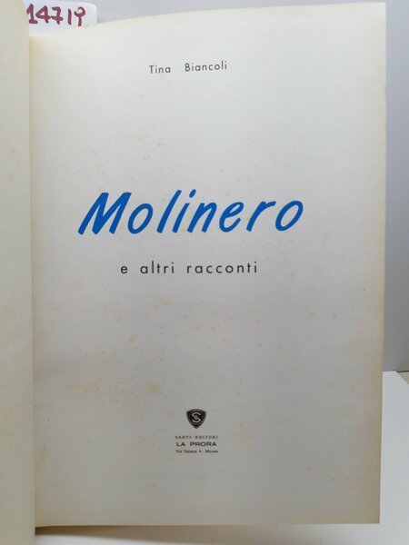 Tina Biancolini Molinero La Prora 1963 libro illustrato