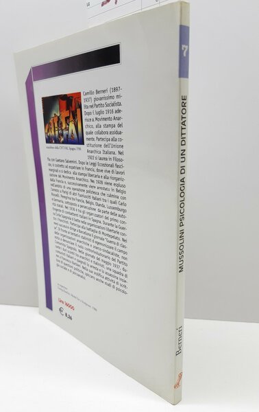 Camillo Berneri Mussolini psicologia di un dittatore Samizdat 2001