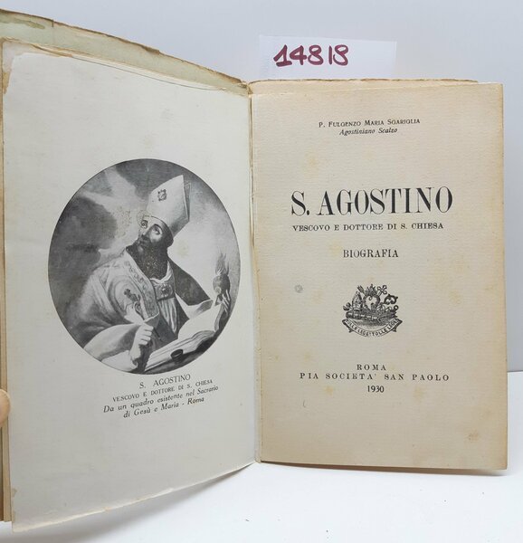 F. M. Sgariglia Sant'Agostino vescovo e dottore di S chiesa …