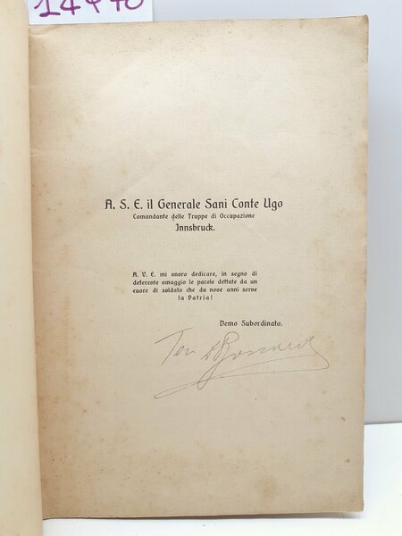 Avvocato Davide Bonardi 24 Maggio 1919 Innsbruck