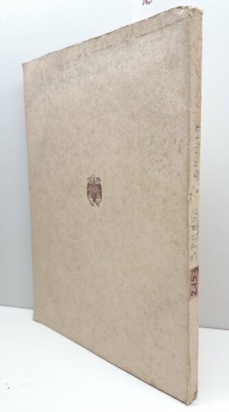 Spagna in Sicilia Rivista geografica Espanola 1930 c.a.