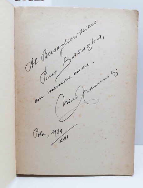 Nino Tramonti I bersaglieri Priulla 1938 autografato